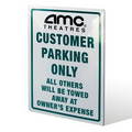 12"x18" 0.08" White Aluminum Sign (A+ Rated, No Rush, Proof, or Setup Charges)